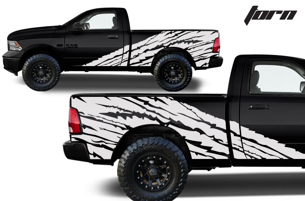 Custom Torn Graphics Decal Kit - Click Image to Close